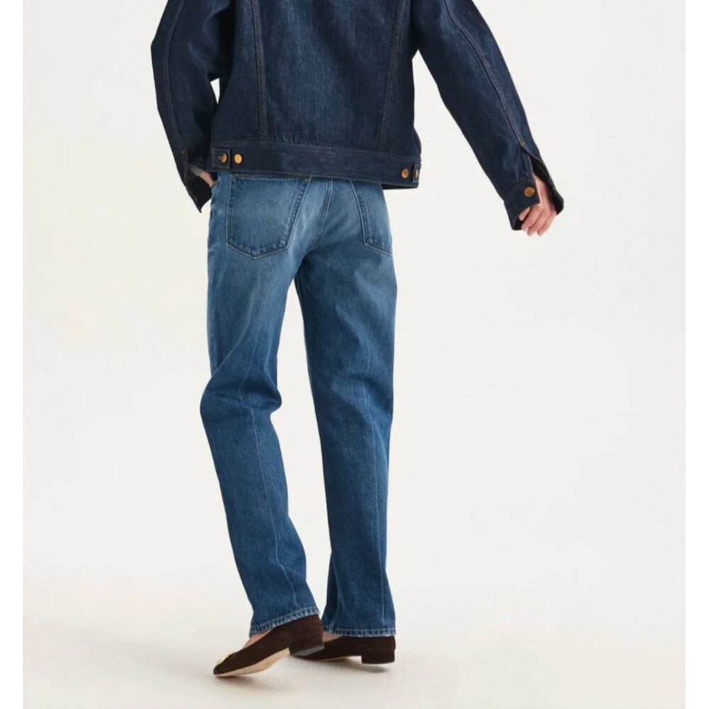 LIKE NEW - Jamie Haller The Slouch Jeans in Deep Blue - Picture 4 of 7